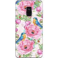 Силіконовий чохол BoxFace Samsung A730 Galaxy A8 Plus (2018) Birds and Flowers (32658-up2376)