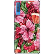 Силіконовий чохол BoxFace Samsung A750 Galaxy A7 2018 Tropical Flowers (35481-up2416)