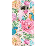 Силіконовий чохол BoxFace Samsung G925 Galaxy S6 Edge Birds in Flowers (26304-up2374)