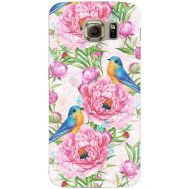 Силіконовий чохол BoxFace Samsung G925 Galaxy S6 Edge Birds and Flowers (26304-up2376)