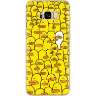 Силіконовий чохол BoxFace Samsung G955 Galaxy S8 Plus Yellow Ducklings (30567-up2428)