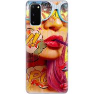 Силіконовий чохол BoxFace Samsung G980 Galaxy S20 Yellow Girl Pop Art (38869-up2442)