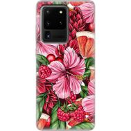 Силіконовий чохол BoxFace Samsung G988 Galaxy S20 Ultra Tropical Flowers (38878-up2416)