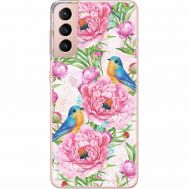 Силіконовий чохол BoxFace Samsung G991 Galaxy S21 Birds and Flowers (41709-up2376)
