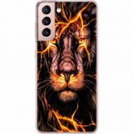 Силіконовий чохол BoxFace Samsung G991 Galaxy S21 Fire Lion (41709-up2437)