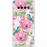Силіконовий чохол BoxFace Samsung G975 Galaxy S10 Plus Birds and Flowers (35854-up2376)