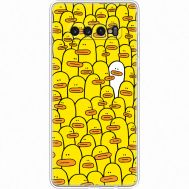 Силіконовий чохол BoxFace Samsung G975 Galaxy S10 Plus Yellow Ducklings (35854-up2428)