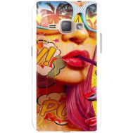 Силіконовий чохол BoxFace Samsung J120H Galaxy J1 2016 Yellow Girl Pop Art (25190-up2442)