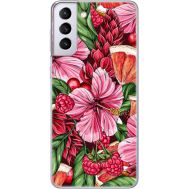 Силіконовий чохол BoxFace Samsung G996 Galaxy S21 Plus Tropical Flowers (41718-up2416)