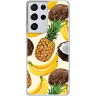 Силіконовий чохол BoxFace Samsung G998 Galaxy S21 Ultra Tropical Fruits (41719-up2417)