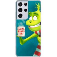 Силіконовий чохол BoxFace Samsung G998 Galaxy S21 Ultra Santa Hates You (41719-up2449)