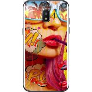 Силіконовий чохол BoxFace Samsung J250 Galaxy J2 (2018) Yellow Girl Pop Art (32874-up2442)