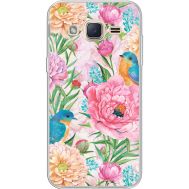 Силіконовий чохол BoxFace Samsung J200H Galaxy J2 Birds in Flowers (24495-up2374)