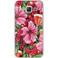 Силіконовий чохол BoxFace Samsung J200H Galaxy J2 Tropical Flowers (24495-up2416)