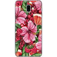 Силіконовий чохол BoxFace Samsung J610 Galaxy J6 Plus 2018 Tropical Flowers (35408-up2416)