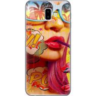Силіконовий чохол BoxFace Samsung J610 Galaxy J6 Plus 2018 Yellow Girl Pop Art (35408-up2442)