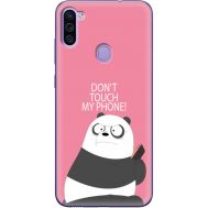 Силіконовий чохол BoxFace Samsung M115 Galaxy M11 Dont Touch My Phone Panda (39780-up2425)