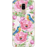 Силіконовий чохол BoxFace Samsung J810 Galaxy J8 2018 Birds and Flowers (34856-up2376)