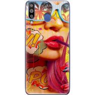 Силіконовий чохол BoxFace Samsung M305 Galaxy M30 Yellow Girl Pop Art (36973-up2442)