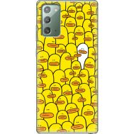 Силіконовий чохол BoxFace Samsung N980 Galaxy Note 20 Yellow Ducklings (40568-up2428)