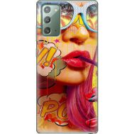 Силіконовий чохол BoxFace Samsung N980 Galaxy Note 20 Yellow Girl Pop Art (40568-up2442)