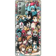 Силіконовий чохол BoxFace Samsung N980 Galaxy Note 20 Anime Stickers (40568-up2458)