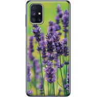 Силіконовий чохол BoxFace Samsung M515 Galaxy M51 Green Lavender (40937-up2245)