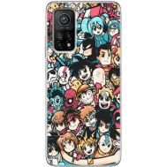 Силіконовий чохол BoxFace Xiaomi Mi 10T/ Mi 10T Pro Anime Stickers (41069-up2458)