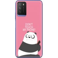 Силіконовий чохол BoxFace Xiaomi Poco M3 Dont Touch My Phone Panda (41586-up2425)
