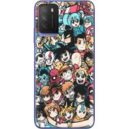 Силіконовий чохол BoxFace Xiaomi Poco M3 Anime Stickers (41586-up2458)