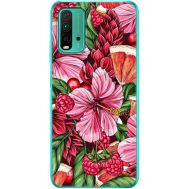 Силіконовий чохол BoxFace Xiaomi Redmi 9T Tropical Flowers (41685-up2416)