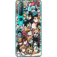 Силіконовий чохол BoxFace Xiaomi Mi 10 Anime Stickers (39436-up2458)