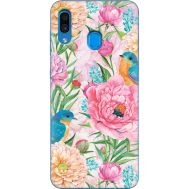 Силіконовий чохол BoxFace Samsung A205 Galaxy A20 Birds in Flowers (38263-up2374)