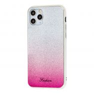 Чохол для iPhone 11 Pro Ambre Fashion сріблястий / малиновий