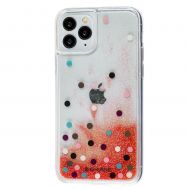 Чохол для iPhone 11 Pro Gcase star whispen dot блискітки вода рожевий