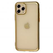 Чохол для iPhone 11 Pro Metall Effect золотистий