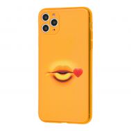 Чохол для iPhone 11 Pro Max Smile жовтий поцілунок