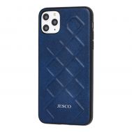 Чохол для iPhone 11 Pro Max Jesco Leather синій