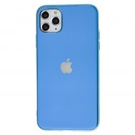Чохол для iPhone 11 Pro Max Silicone case матовий (TPU) блакитний