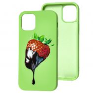 Чохол для iPhone 12 mini Art case зелений