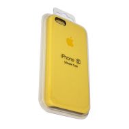Чохол для iPhone 5 Silicone case жовтий