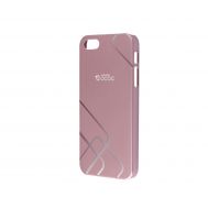 Чохол для iPhone 5 Cococ рожевий із смугою