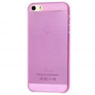 Чохол Fonemax для iPhone 5 ультратонкий рожевий