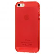 Чохол для iPhone 5 силіконовий червоний