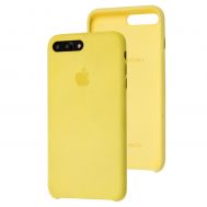 Чохол Alcantara для iPhone 7 Plus / 8 Plus leather жовтий