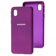 Чехол для Samsung Galaxy A01 Core (A013) Silicone Full фиолетовый / grape