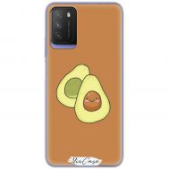 Чохол для Xiaomi Poco M3 Mixcase авокадо дизайн 6