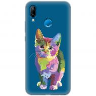 Чохол для Huawei P20 Lite Mixcase кольоровий котик