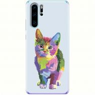 Чохол для Huawei P30 Pro Mixcase кольоровий котик