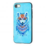 Чохол Embroider для iPhone 7/8 Animals Soft вовк